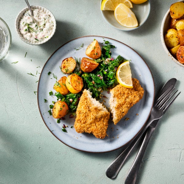 Marine-style fillet with spinach
