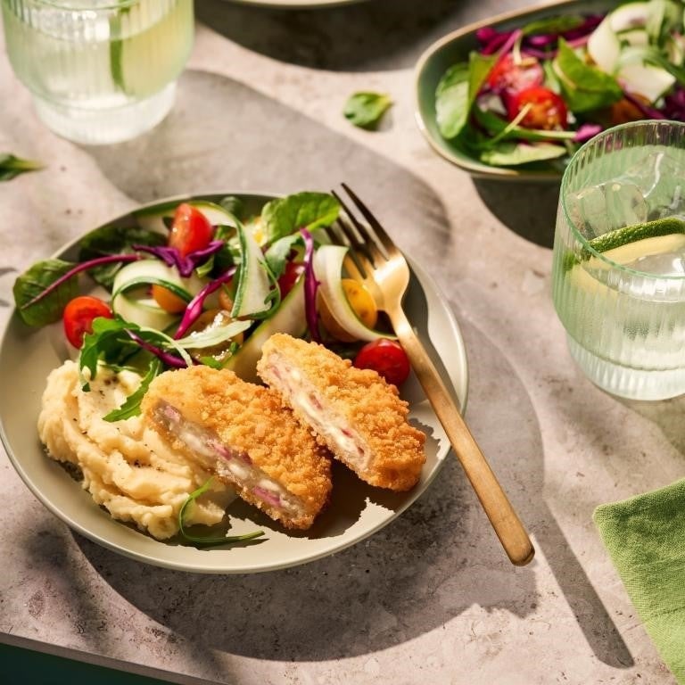 Cordon Bleu with Mashed Potato