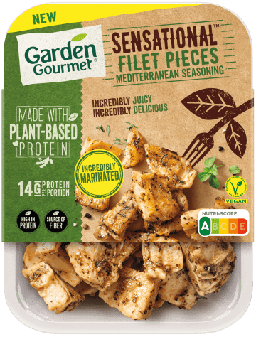 Garden Gourmet Sensational Filet Pieces Mediterranean Seasoning