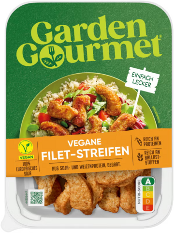 Garden Gourmet Vegane Filet-Streifen