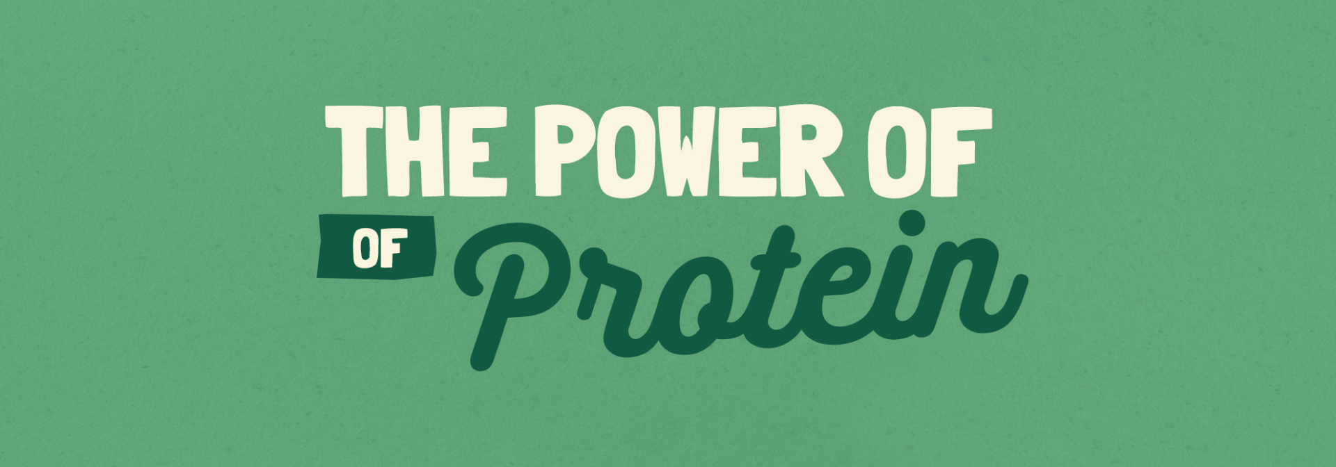 Garden Gourmet the power of protein