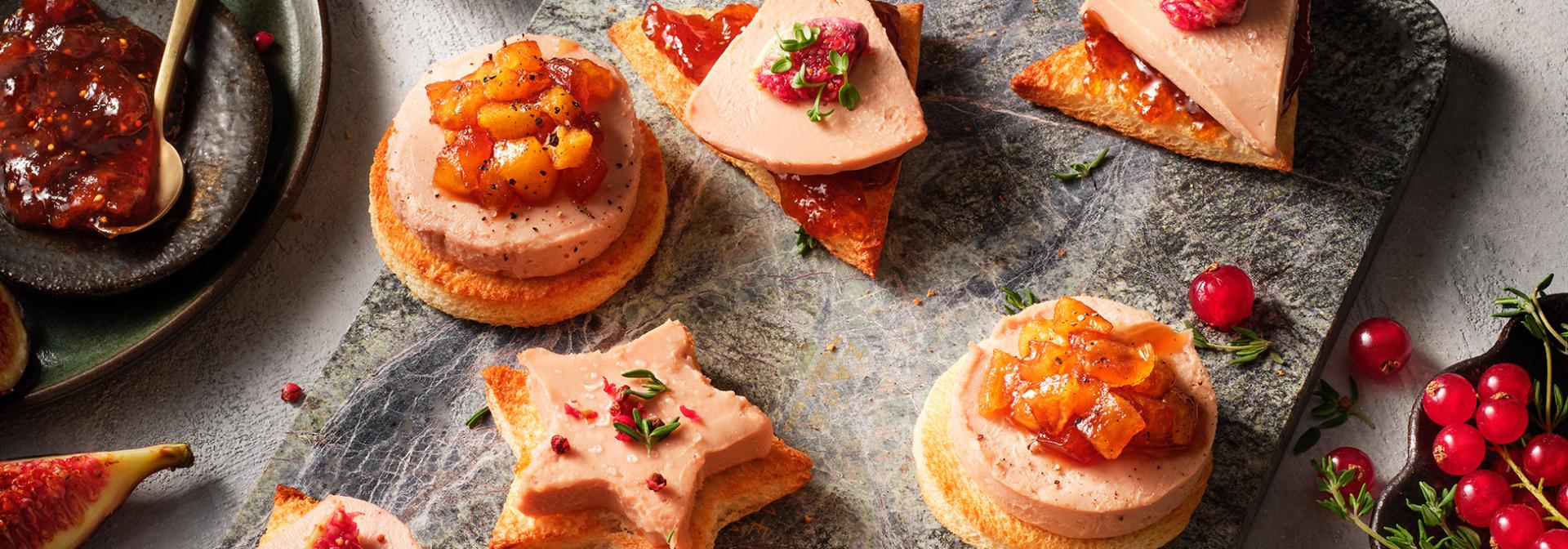 Garden Gourmet Voie Gras Xmas Toasts