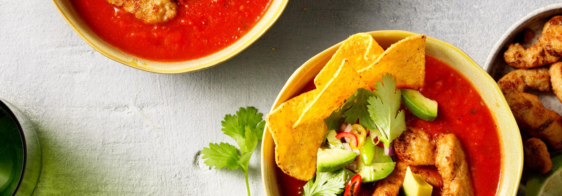 Quick And Easy Vegetarian Mexican Tortilla Soup
