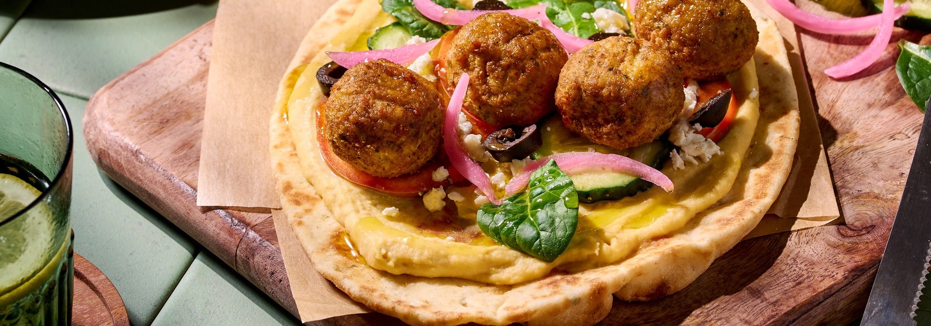 Original Falafel naan wrap