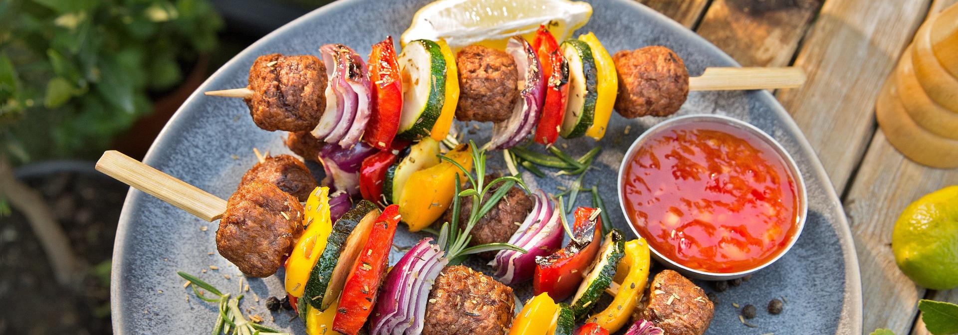 Vegan Balls Skewers