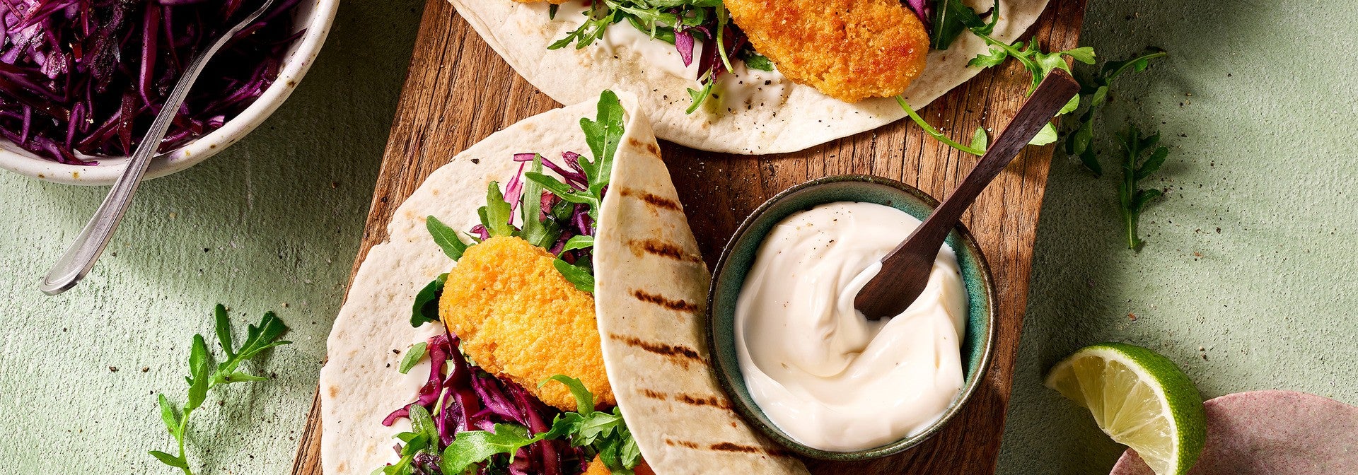 Vegan Nuggets Wrap Recipe | Garden Gourmet