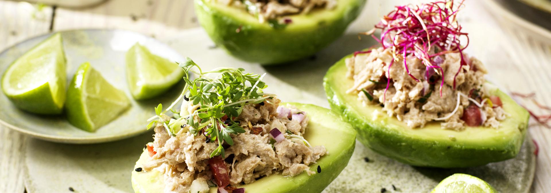 Sensational Vuna Stuffed Avocado