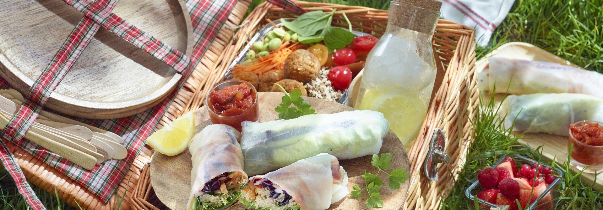 Picnic vuna spring rolls