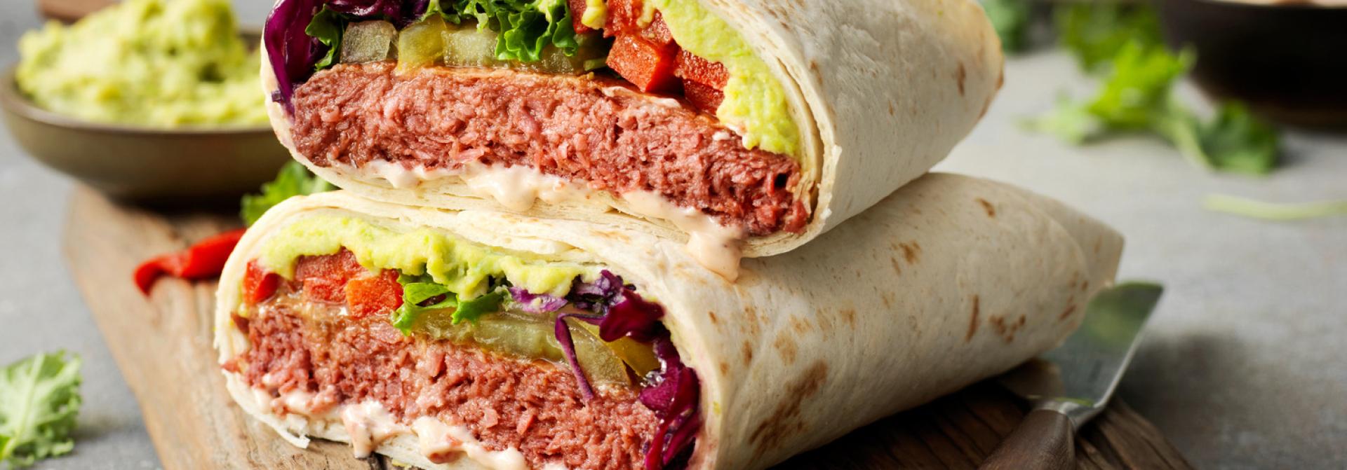 Plant Based Sensational Burger Wraps I Garden Gourmet