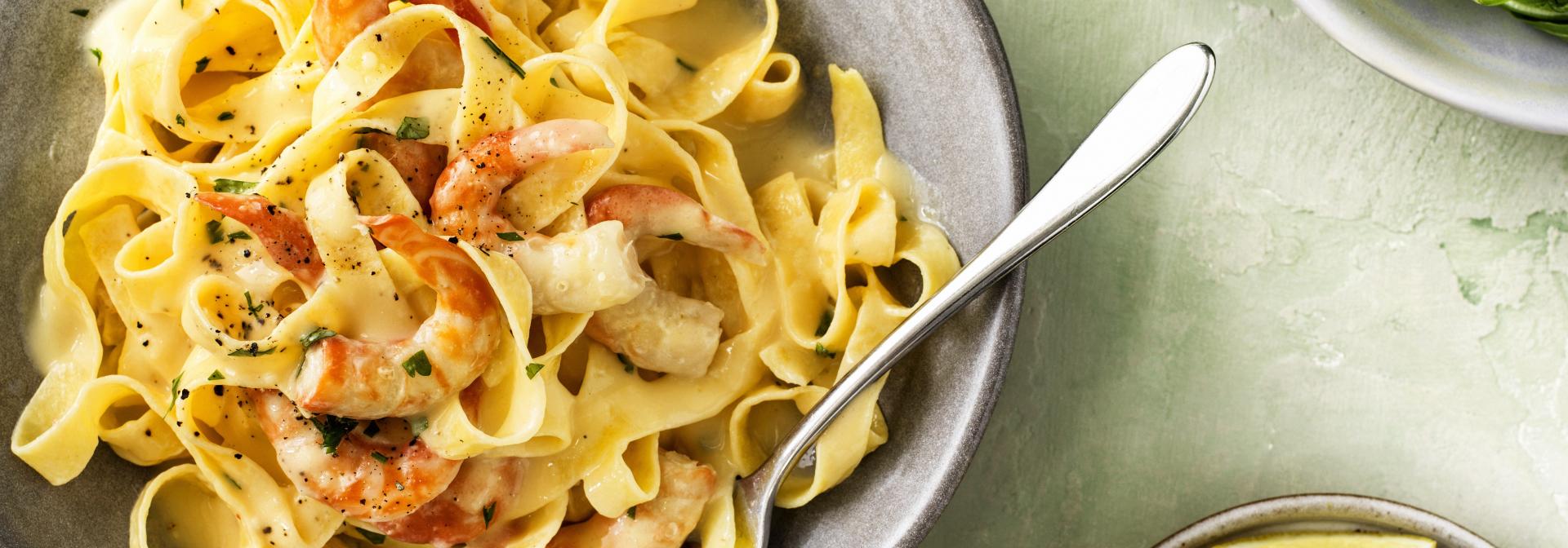 Fettucini Lafredo Vrimp Pasta