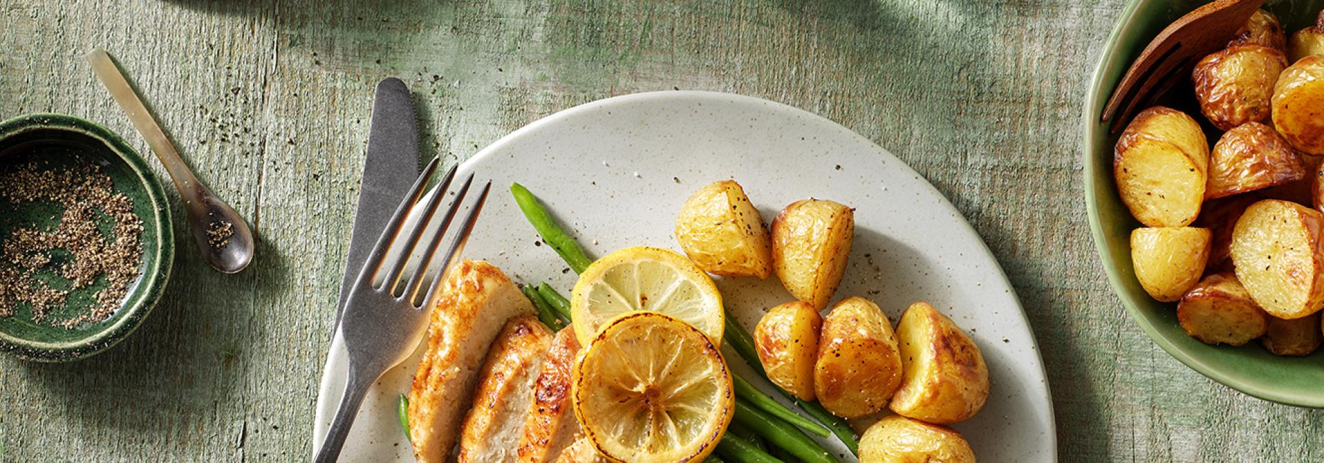 Classic Vegan Lemon Chicken-Style Breast