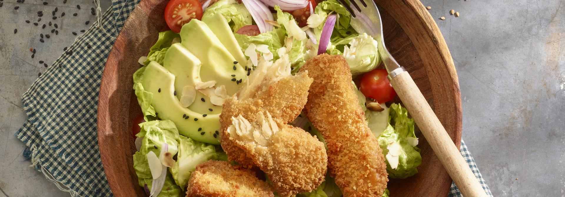 Sensational Breaded Chicken Tender Salad