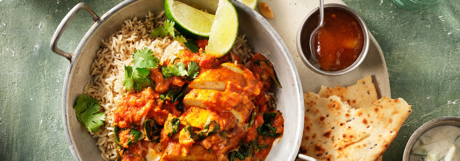 Vegan Tikka Masala with Spinach