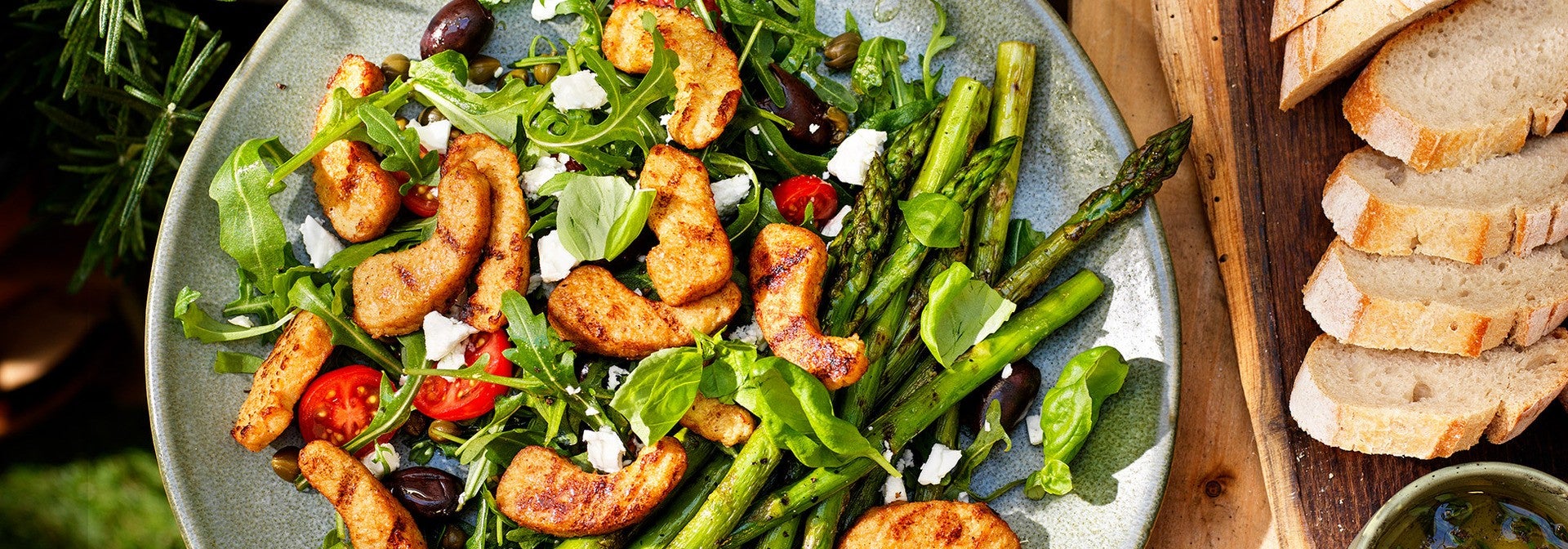 Garden Gourmet BBQ Chargrilled Pieces Salad