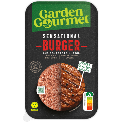 Garden Gourmet Sensational Burger German Packaging