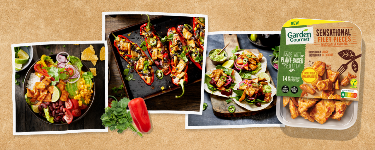 Garden Gourmet Sensational Marinated Pieces Mexican Style