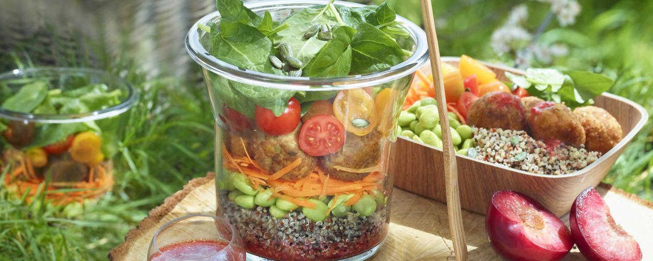 Garden Gourmet Salad Jar