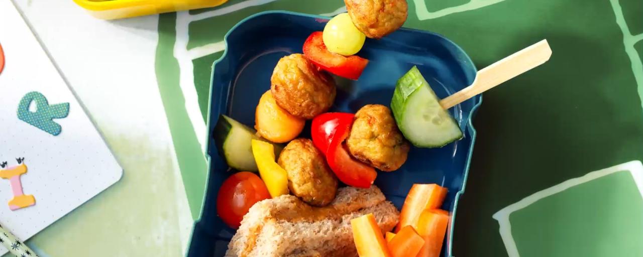 Garden Gourmet lunch box ideas - skewers