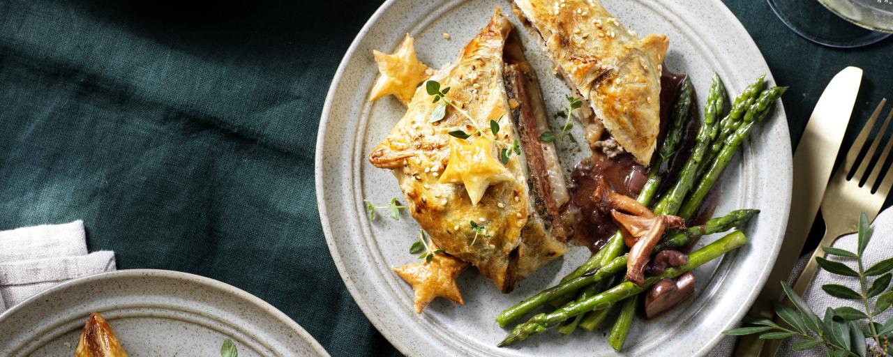 Sensational Christmas Wellington Burger Mini Wellington with Sensational Burger