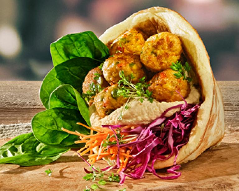 Mixed Cone with Vegetable Balls