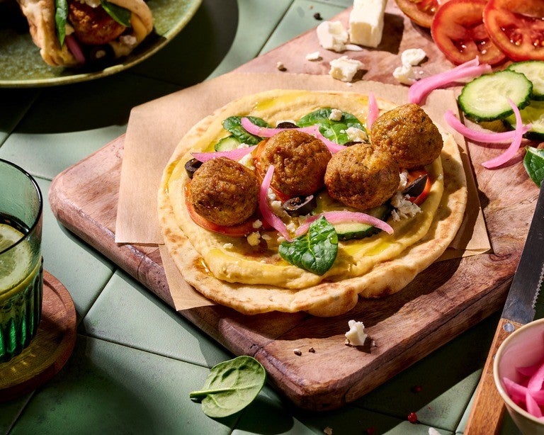 Original Falafel naan wrap