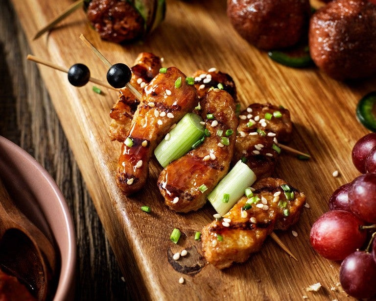 Vegetarian Cupid’s Yakitori Arrow with Chargrilled Pieces