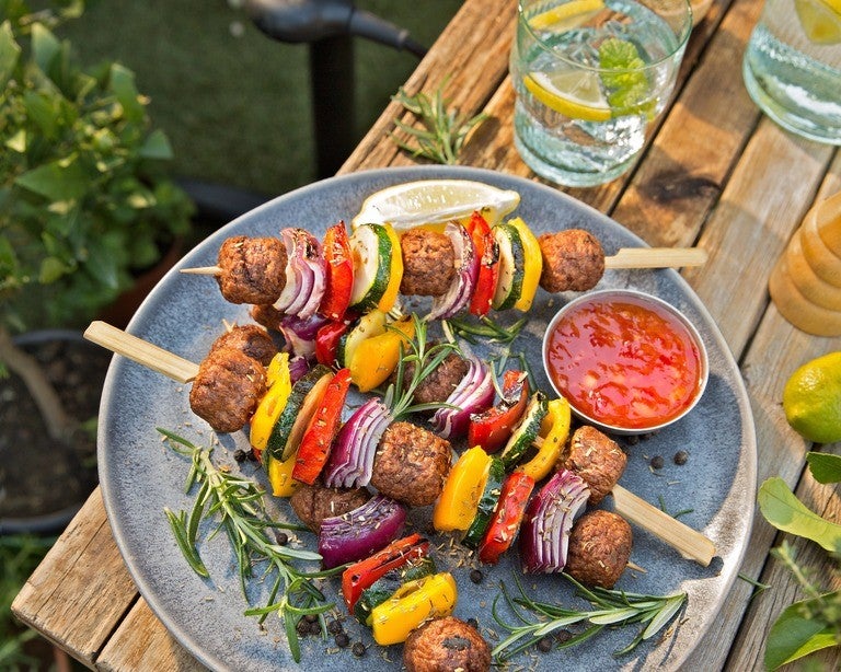 Vegan Balls Skewers