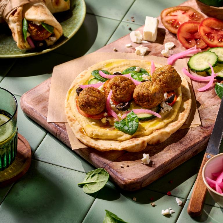 Original Falafel naan wrap