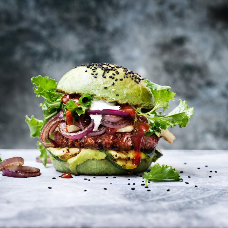 Grilled Green Sensational Burger
