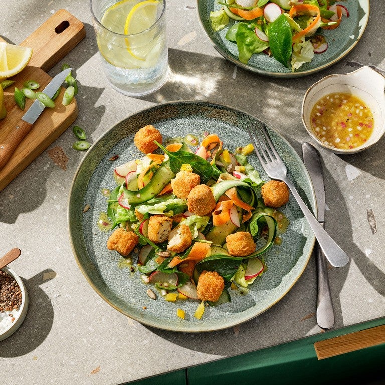 Crunchy Tofu spring salad