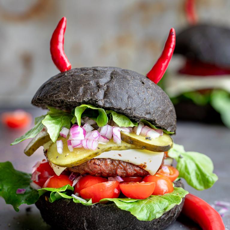 Evil Halloween Burger