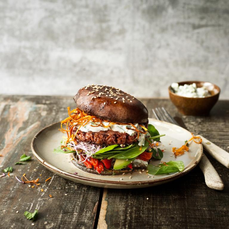 Sensational Portobello Vegan Burger