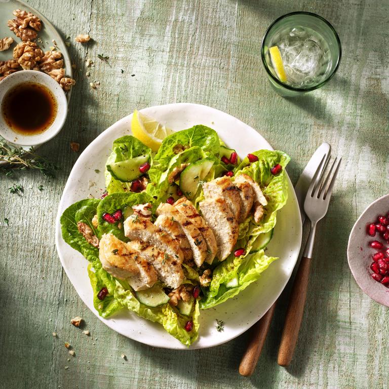 Grilled Vegan Chicken-Style Breast Salad