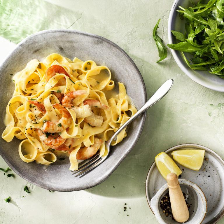 Fettucini Lafredo Vrimp Pasta