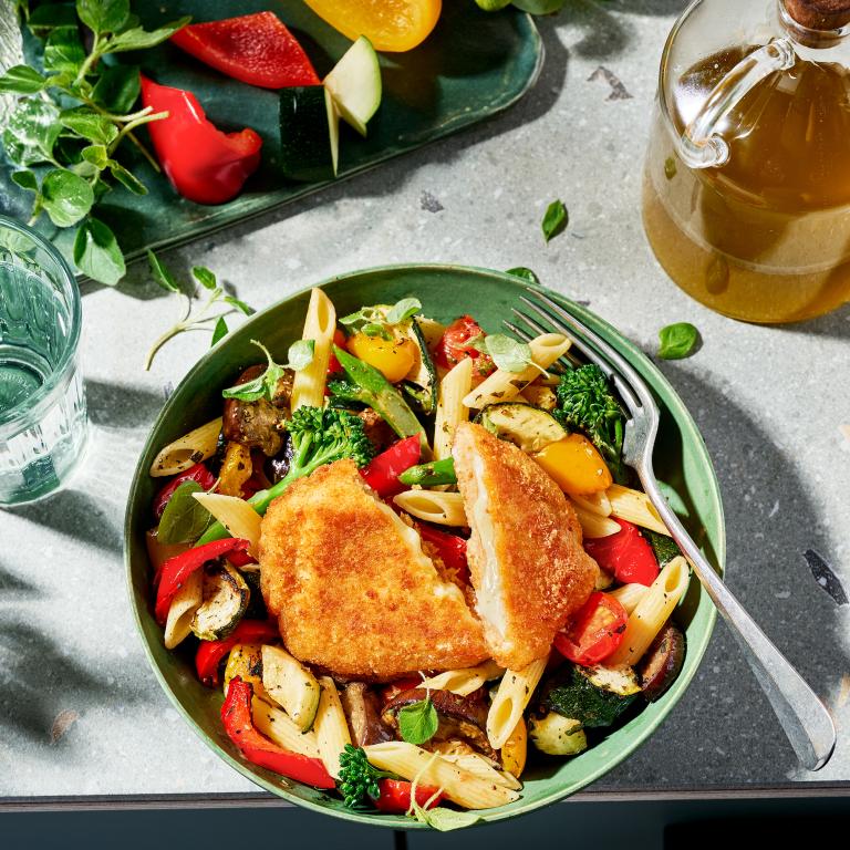 Cheese Schnitzel Pasta