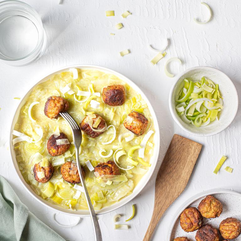 Garden Gourmet leek recipe