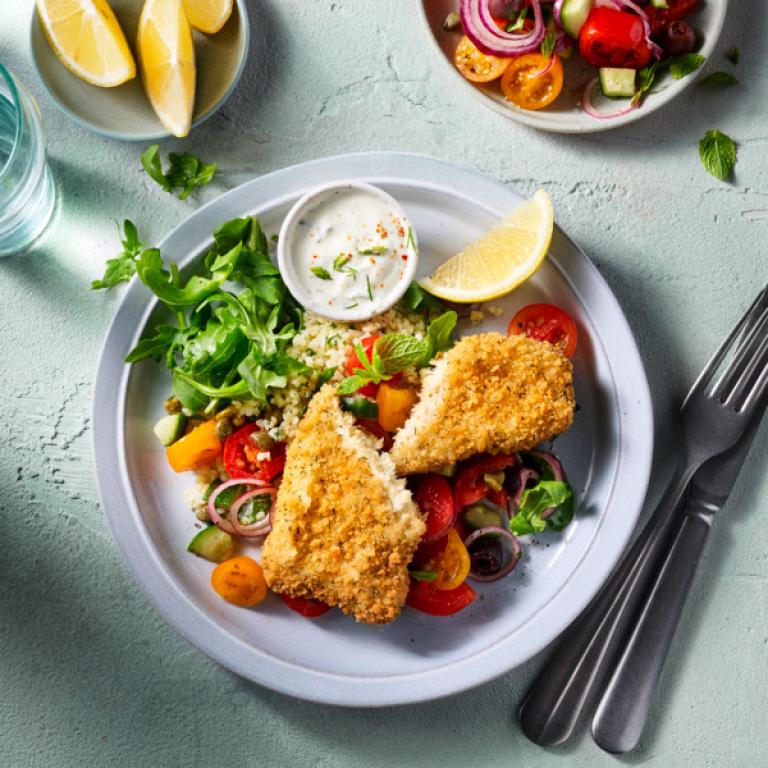 Mediterranean bulgur salad