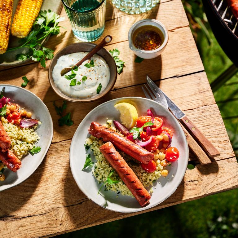 Merguez and Couscous